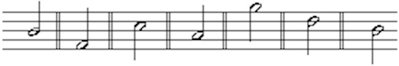 音符的正确写法2
